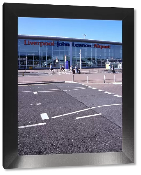 Front of John Lennon Airport, Liverpool, UK