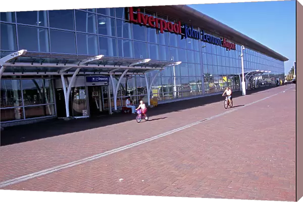 John Lennon Airport Liverpool - terminal exterior