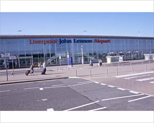 John Lennon Airport Liverpool - front of terminal building