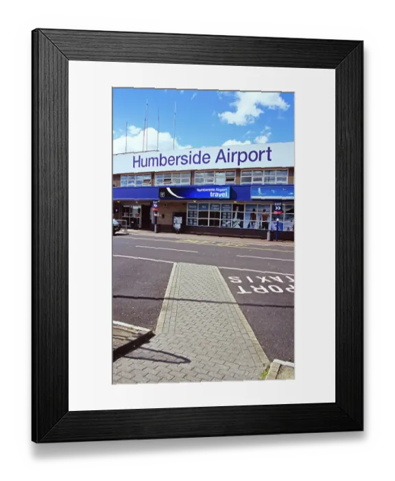 Framed Print : Humberside Airport UK