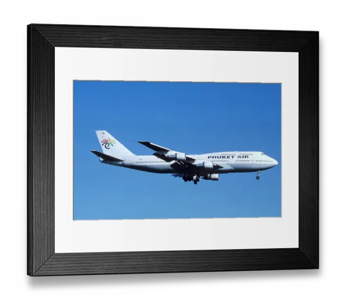 Framed Print : Boeing 747-300 Phuket Air Framed Print : Boeing 747-300 Phuket Air