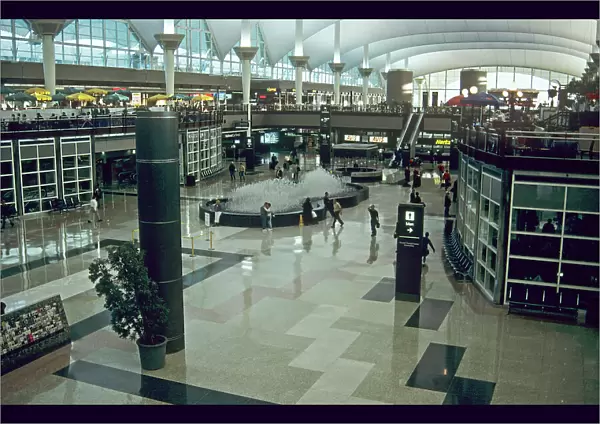 Interior of Denver Airport, USA