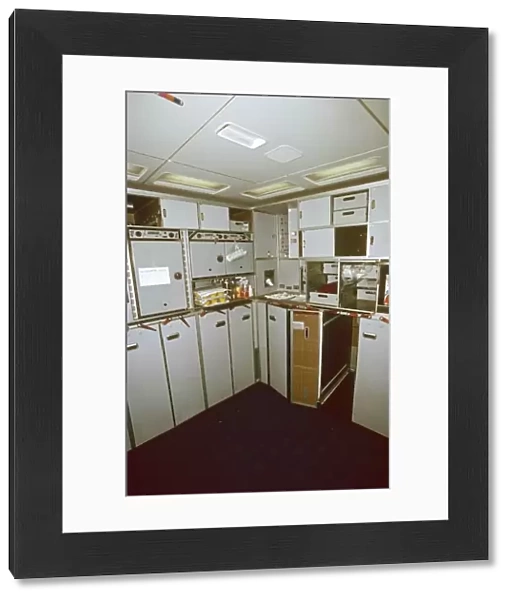 Galley in American Airline Boeing 777