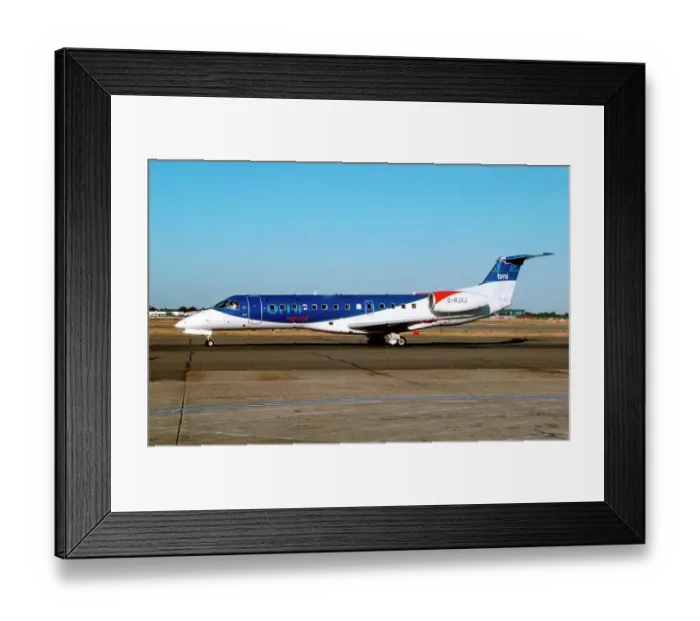 Framed Print : Embraer ERJ 145 Framed Print : Embraer ERJ 145