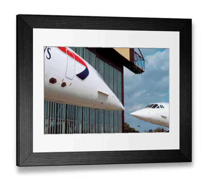Framed Print : anisman concorde lhr Framed Print : anisman concorde lhr