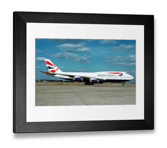 Framed Print : Boeing 747-400 British Airways (c) anisman The Flight Collection 020 8652 8888 Framed Print : Boeing 747-400 British Airways (c) anisman The Flight Collection 020 8652 8888