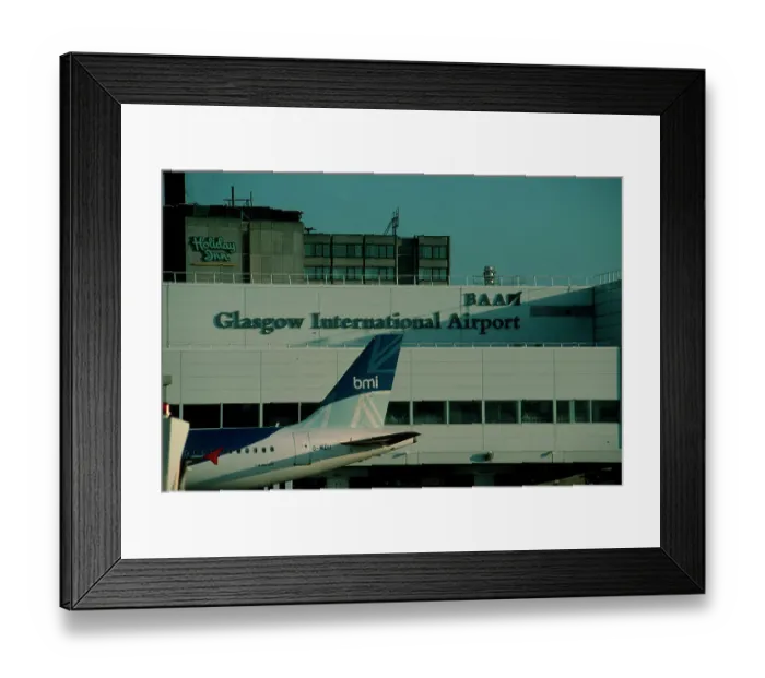 Framed Print : Airport: Glasgow, Scotland Framed Print : Airport: Glasgow, Scotland
