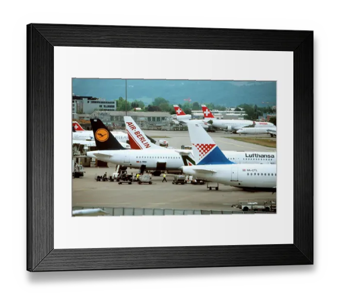 Framed Print : Airports: Zurich, Switzerland Framed Print : Airports: Zurich, Switzerland