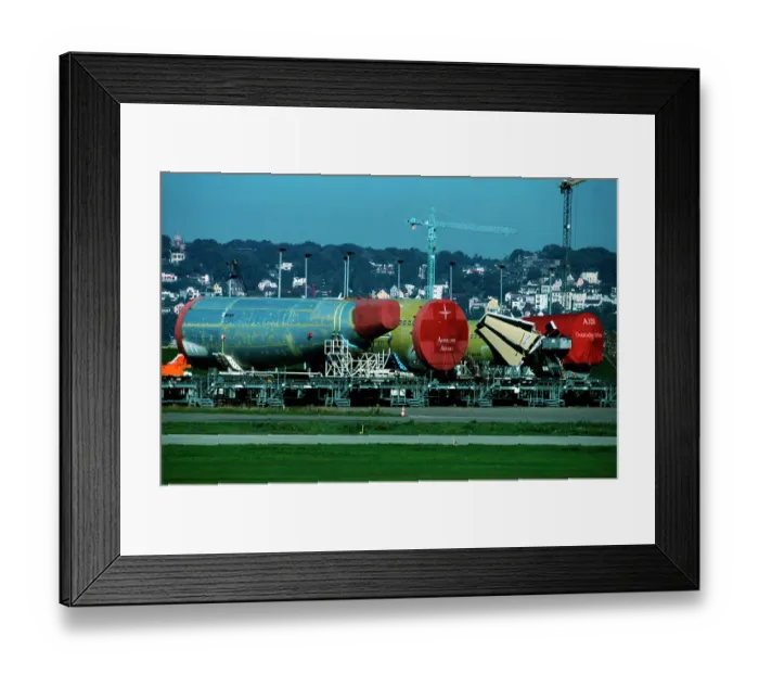 Framed Print : Airbus Production Framed Print : Airbus Production