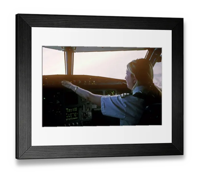 Framed Print : Cockpits: Airbus A320 Framed Print : Cockpits: Airbus A320