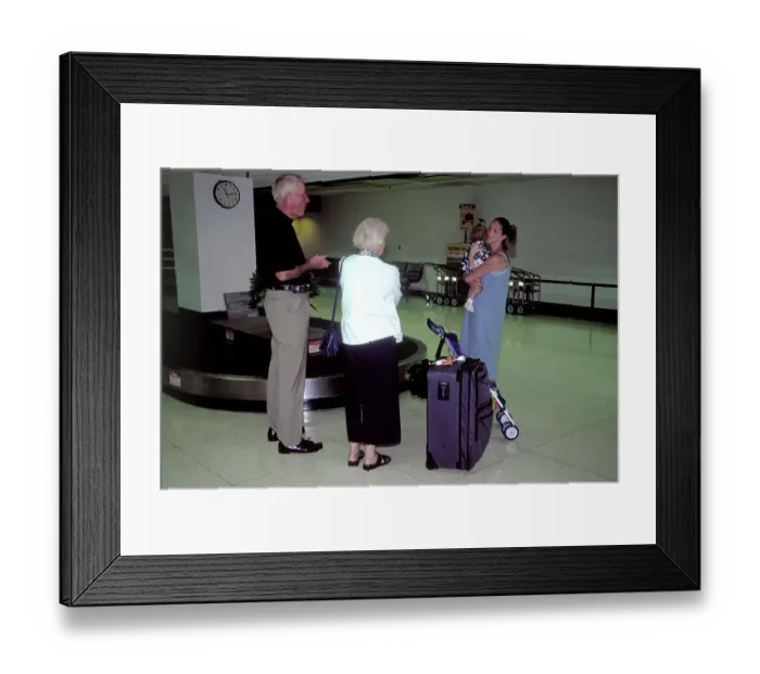 Framed Print : Waiting for baggage Framed Print : Waiting for baggage