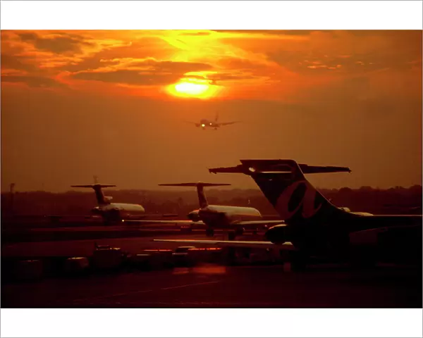 Atlanta Airport sunset