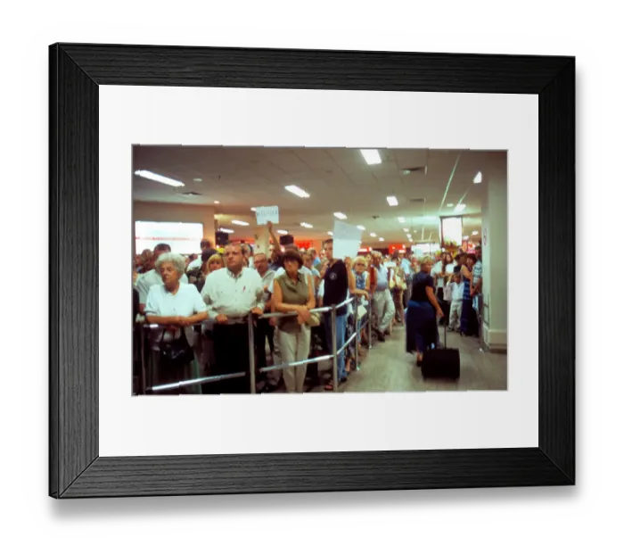 Framed Print : Arrivals at Warsaw Framed Print : Arrivals at Warsaw