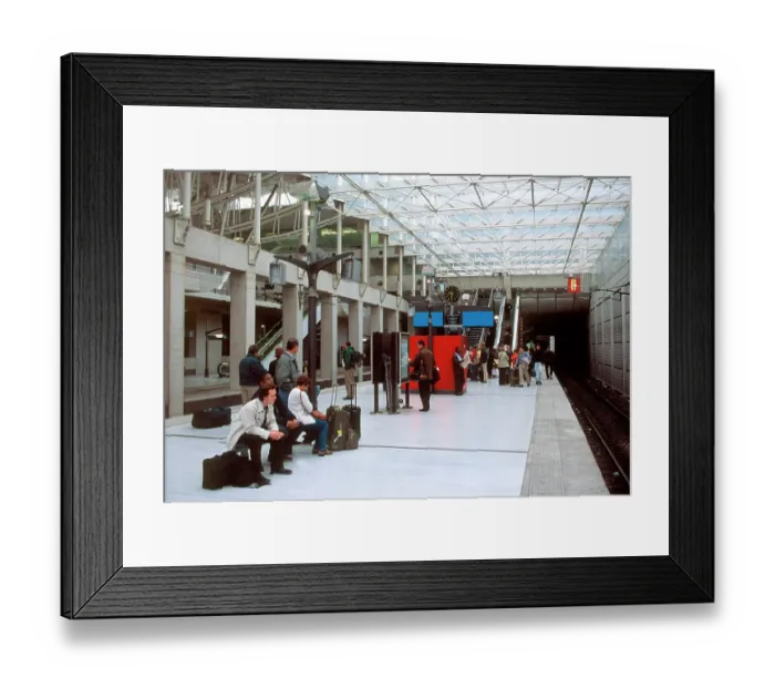 Framed Print : Paris Metro Airport Station Framed Print : Paris Metro Airport Station