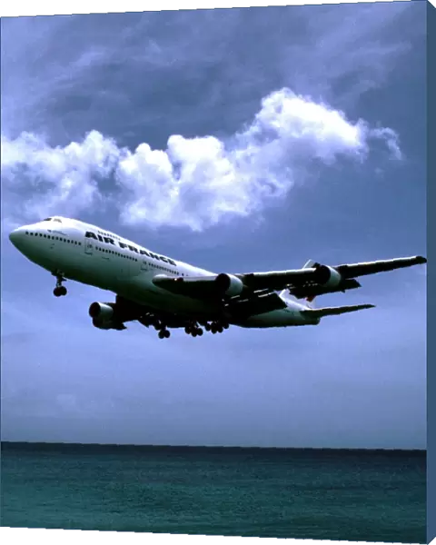 Air France Boeing 747-200 St. Maarten, Karibia 1992 By Lassi Tolvanen