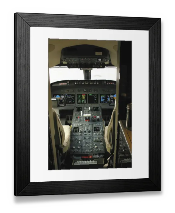 Framed Print : Challenger cockpit Framed Print : Challenger cockpit