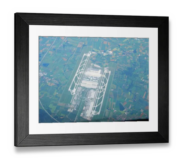 Framed Print : Munich Runway 7 / 4 / 2004 Framed Print : Munich Runway 7 / 4 / 2004