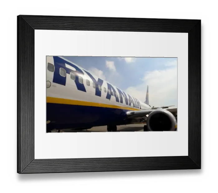 : Ryanair B737-800 Jerez Airport LOGO view : Ryanair B737-800 Jerez Airport LOGO view