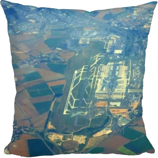 Paris CDG aerial view
