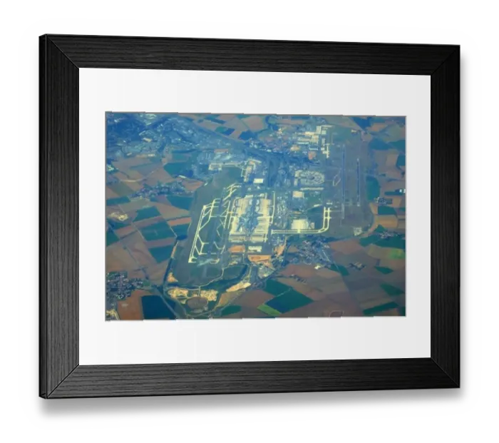 : Paris CDG aerial view : Paris CDG aerial view