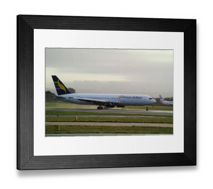 Framed Print : Boeing 767-300 Eritrean Airlines