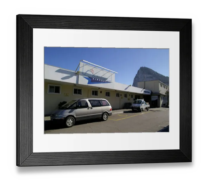 Framed Print : Gibralter Airport Framed Print : Gibralter Airport