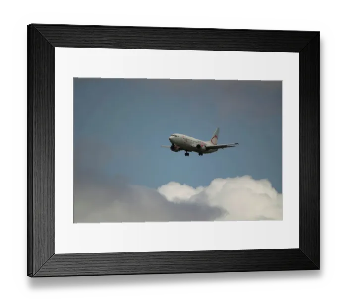Framed Print : Boeing 737 BMI Baby