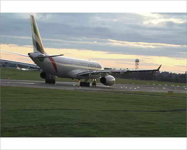 Airbus A330 Emirates at Birmingham Airport