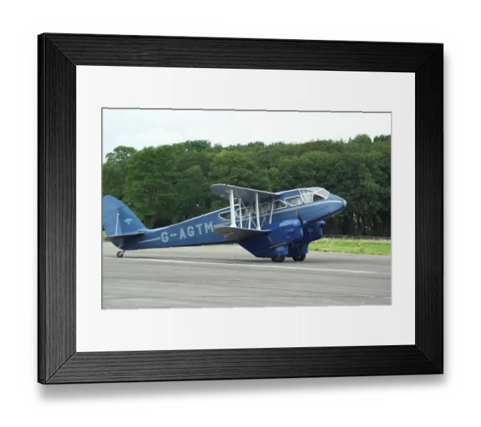 Framed Print : Air Atlantique DH Dragon Rapide Framed Print : Air Atlantique DH Dragon Rapide