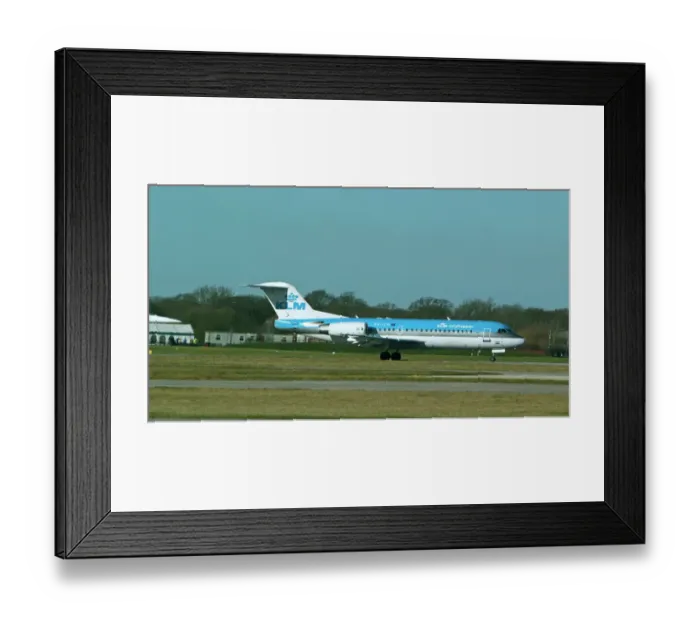 Framed Print : Fokker 70 KLM Framed Print : Fokker 70 KLM