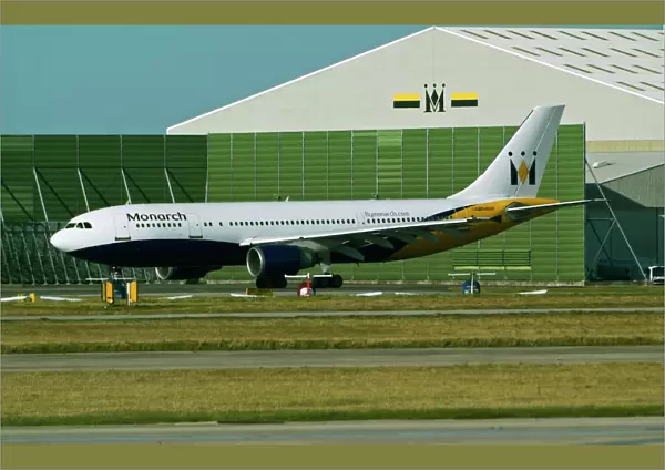 Airbus A300-600 Monarch at Manchester Airport
