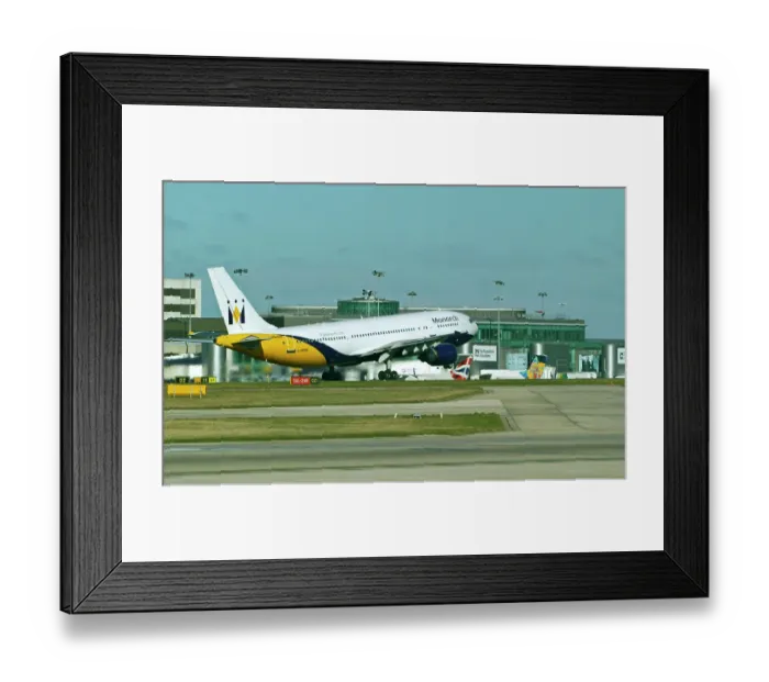 Framed Print : Airbus A300-600 Monarch taking off at Manchester Airport Framed Print : Airbus A300-600 Monarch taking off at Manchester Airport