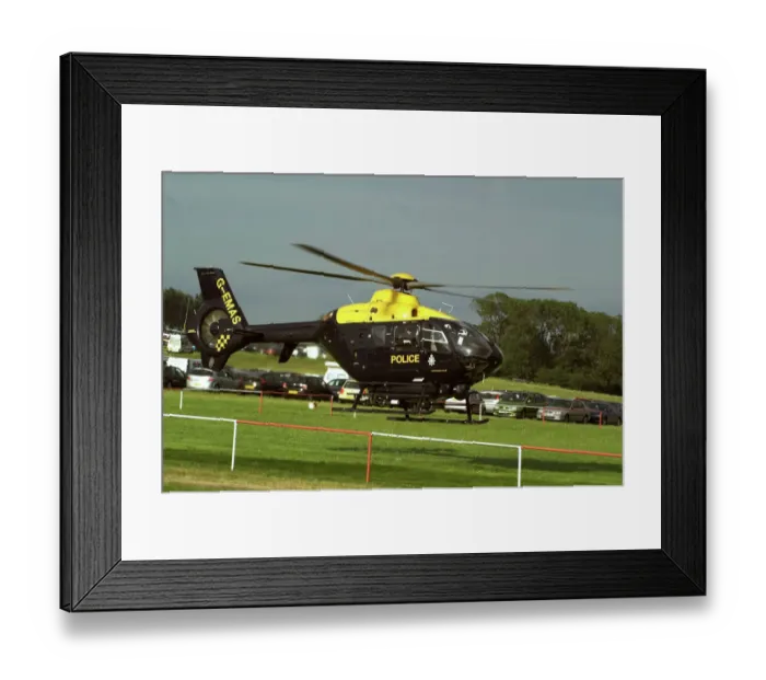 Framed Print : Eurcopter EC-135T Police helicopter Framed Print : Eurcopter EC-135T Police helicopter