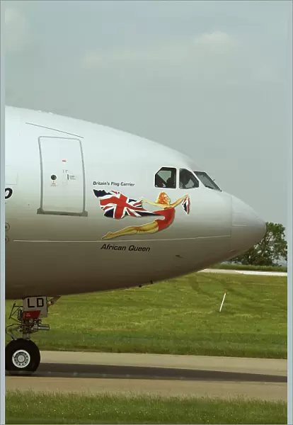 Airbus A340-300 Virgin artwork