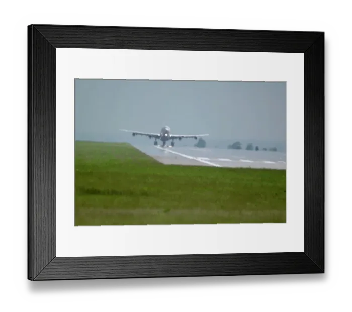 Framed Print : iml-528. virgin A340 -300 on training curcuits at ema Framed Print : iml-528. virgin A340 -300 on training curcuits at ema