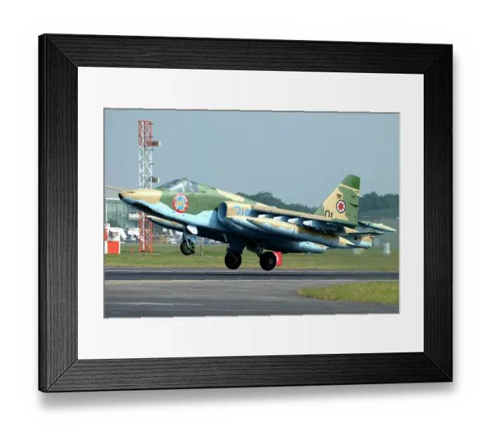 Framed Print : Sukhoi SU25 Framed Print : Sukhoi SU25