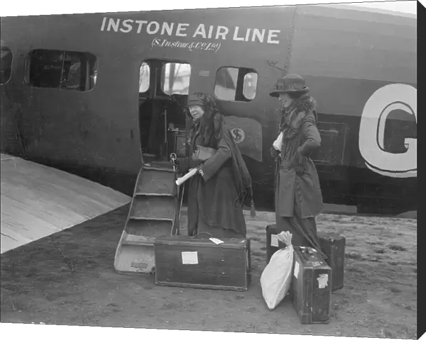 Passengers Boarding Instone Airlines Vickers Vimy 1921