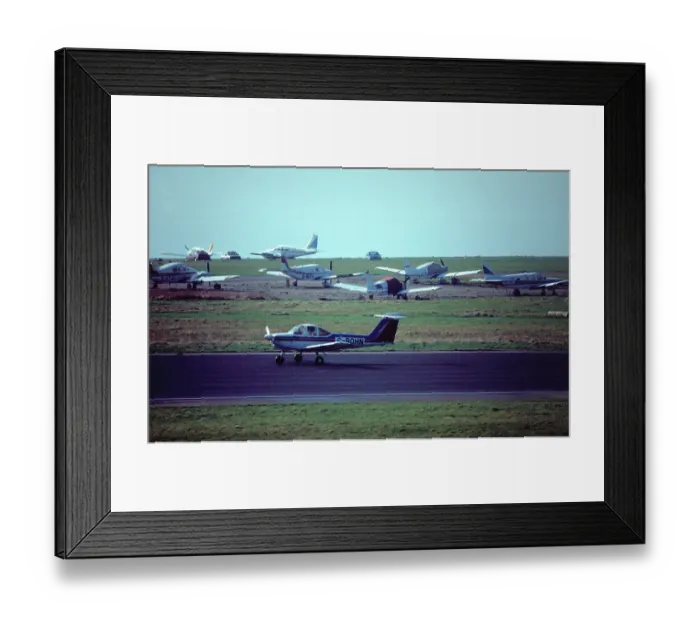 Framed Print : GA aircraft Cardiff Framed Print : GA aircraft Cardiff