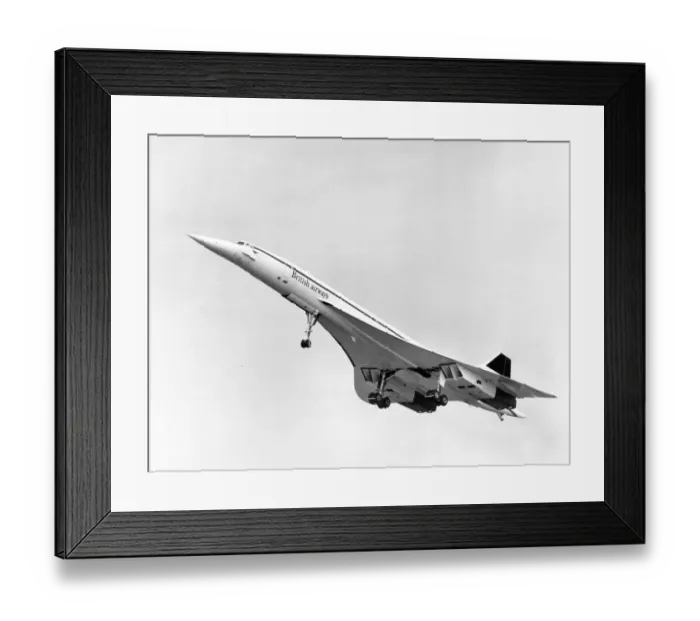 Framed Print : BAe Concorde British Airways Framed Print : BAe Concorde British Airways