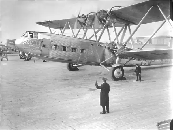 Handley Page HP42 Heracles Imperial Airways at Croydon airport