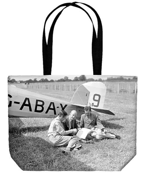 Civilian Pilots 1933 with Hawker Tomitt - Bulman, Sayer, Lowdell