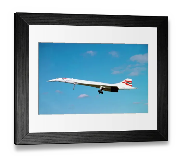 Framed Print : Bae Concorde 9C) T Jones Framed Print : Bae Concorde 9C) T Jones
