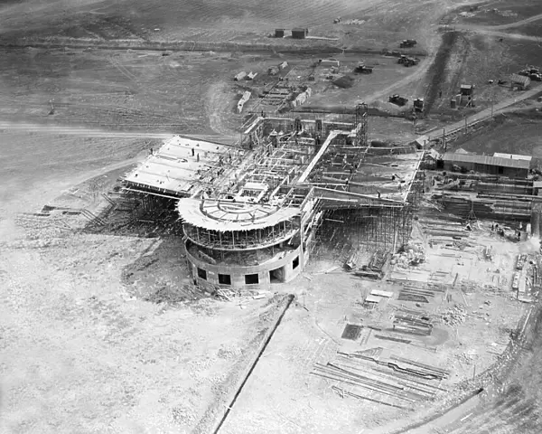 Airport: Elmdon, Birmingham under construction 1939