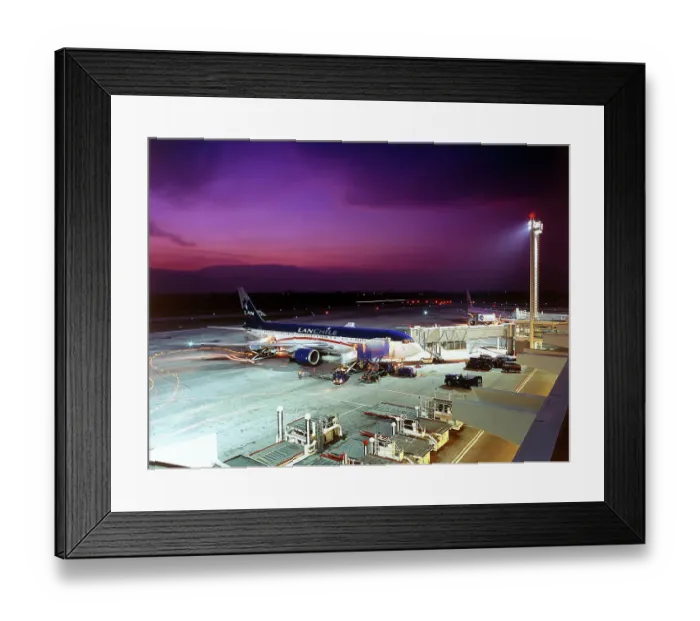 Framed Print : Airport: Santiago Framed Print : Airport: Santiago