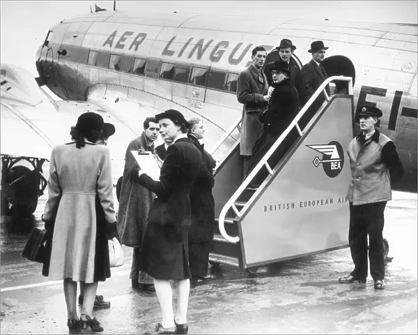 Passengers Boarding DC3