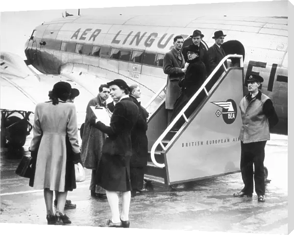 Passengers Boarding DC3