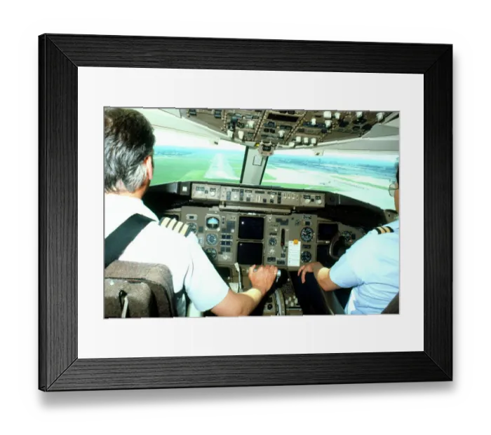 Framed Print : Cockpits: Boeing 757 Framed Print : Cockpits: Boeing 757