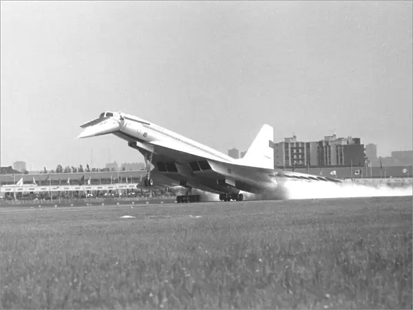 Tupolev TU144 at Paris Airshow 1973 which crashed later on