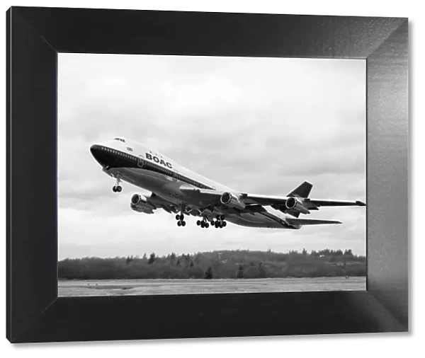 1st Boeing 747 for BOAC