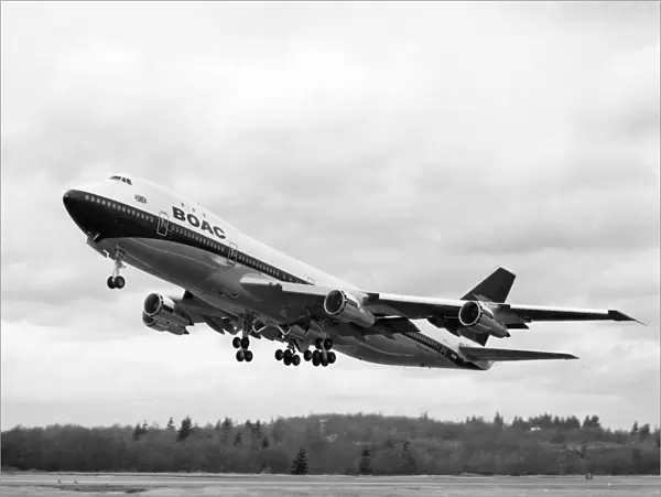 1st Boeing 747 for BOAC